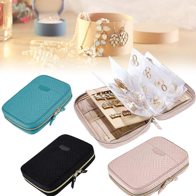 Portable Jewellery Box Travel Boxes Jewelry Ornaments Storage Case Organizer New