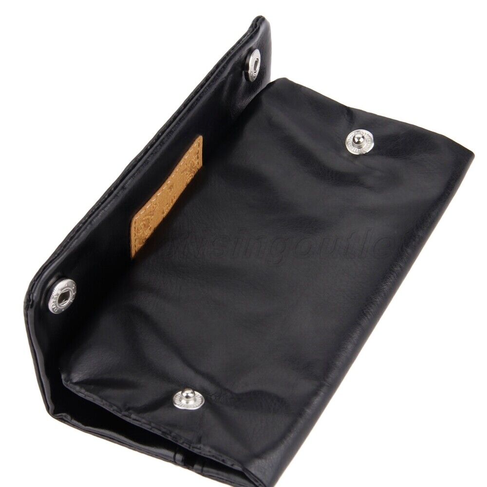 Portable PU Leather Tobacco Pouch Pocket Tobacco Mini Pipe Holder 5.98"x3.15"