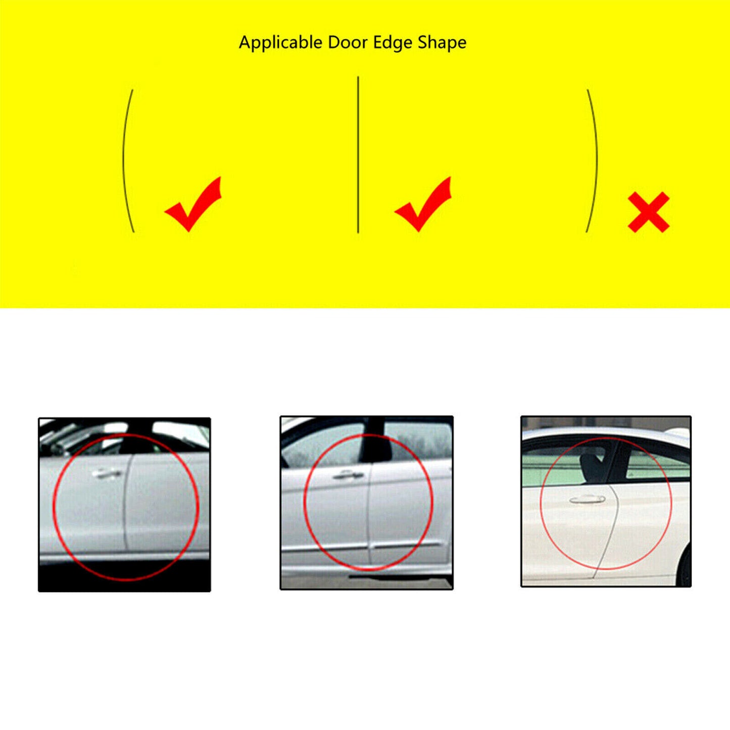 4Pcs Edge Guard Door Protector Anti Collision Scratch Strip Car Accessories