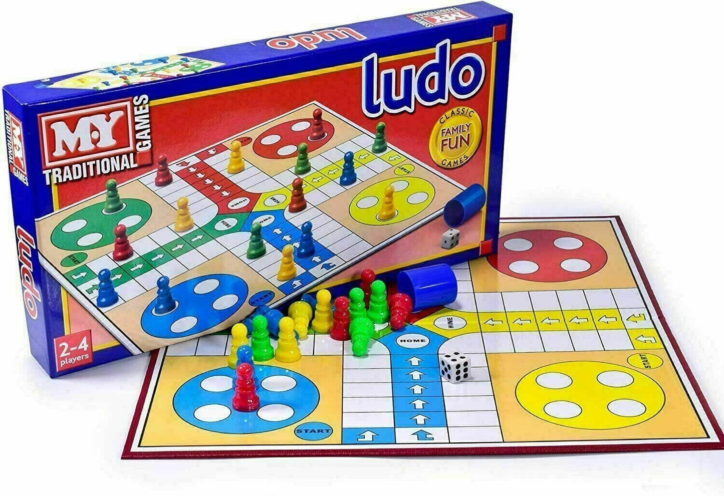 Ludo Game - Traditional Ludo Board Game Family Fun for Kids & Adults