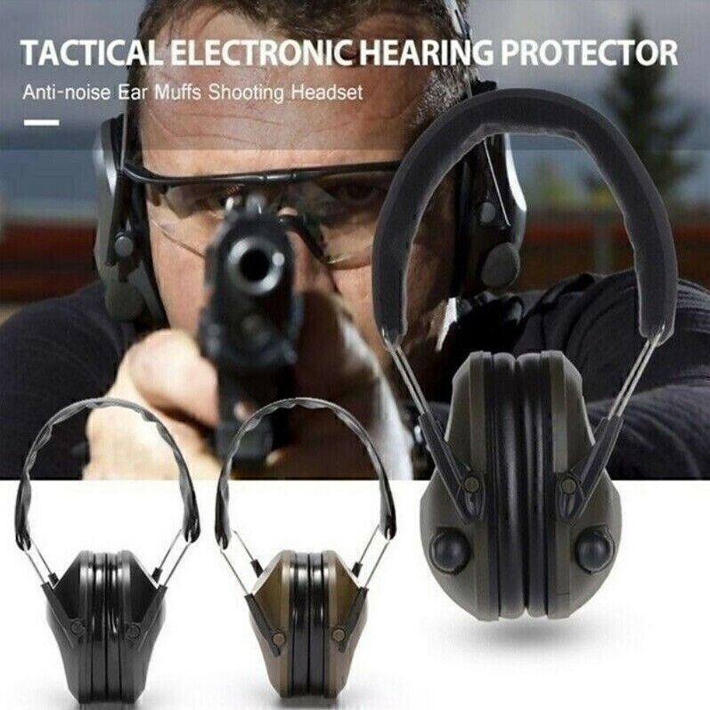 Noise Reduction Ear Muffs Hearing Protection Gun Shooting Hunting Sports Safety