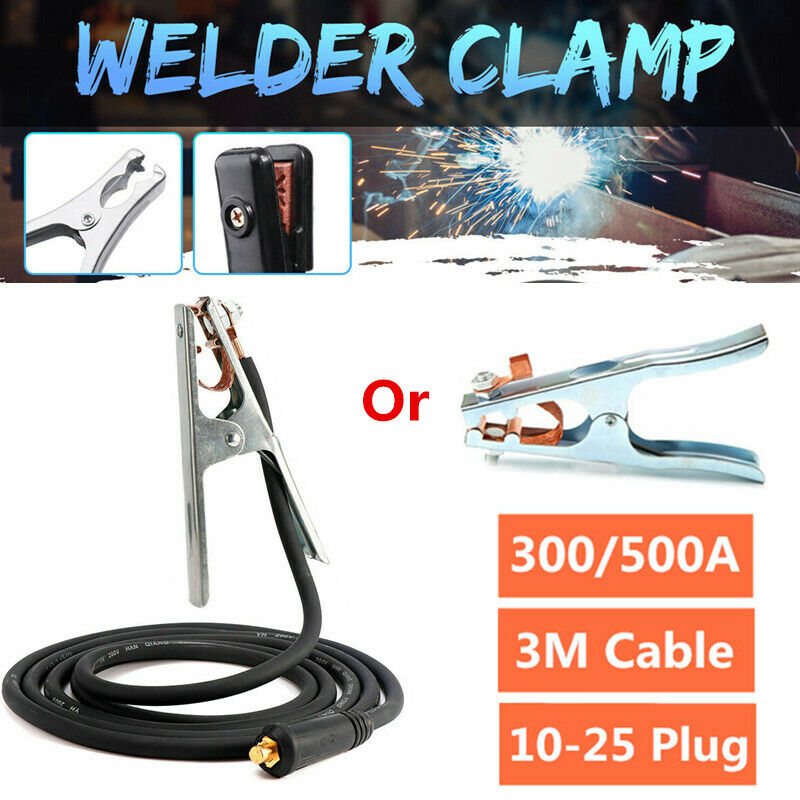 300/500A Clip Copper Welding Ground for Professional Welder Earth Clamp Amp