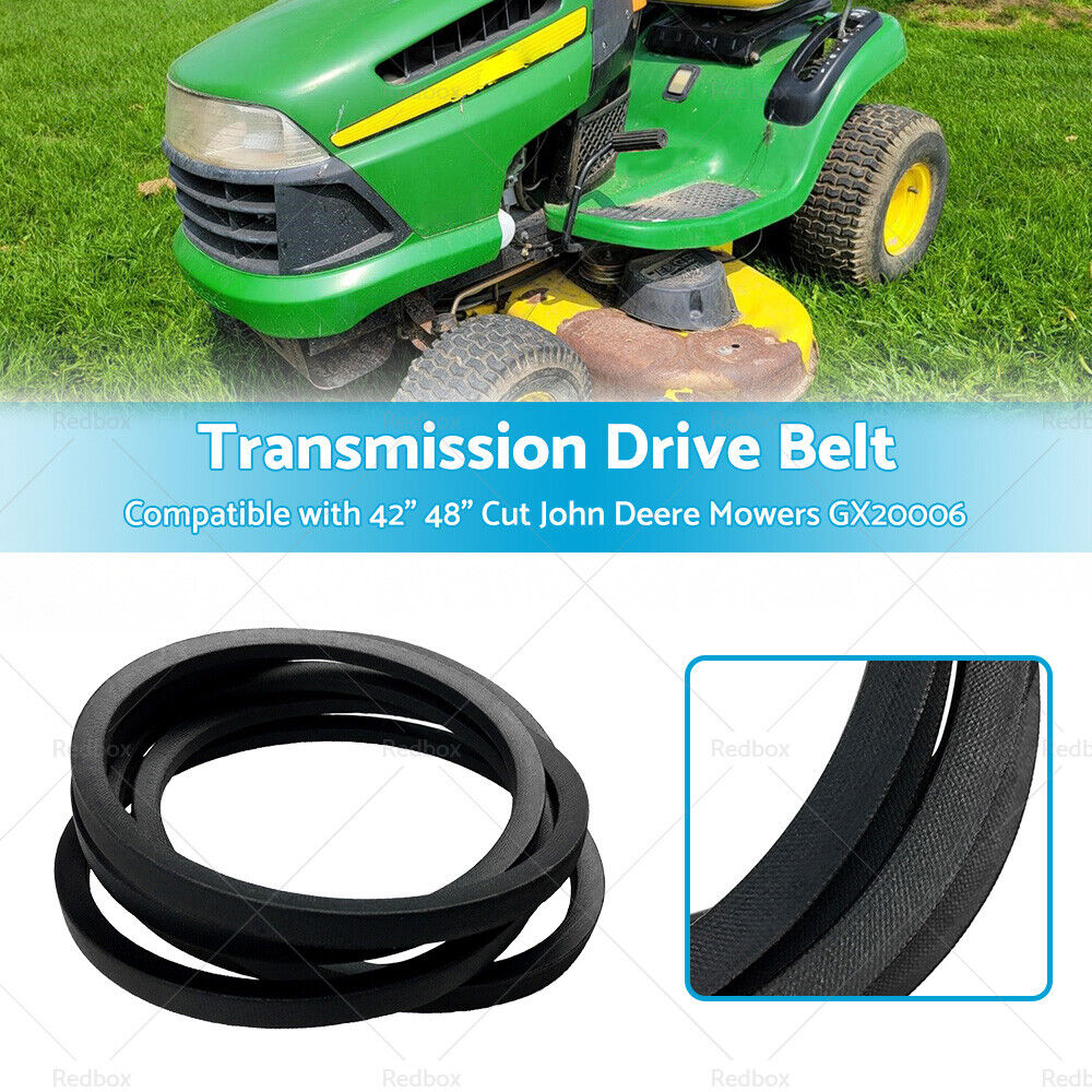 Transmission Drive Belt Suitable For 42" 48" Cut John Deere Mowers GX20006