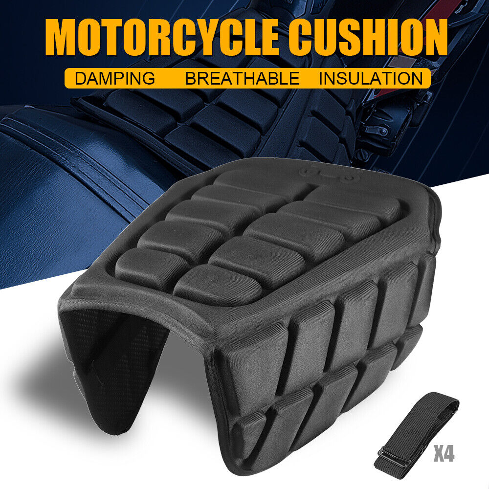 L Size Universal Motorcycle Seat Cushion Non-slip Comfort Cover Breathable Pad