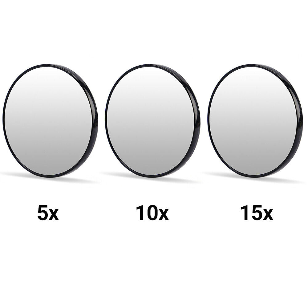 5X Magnifying Makeup Mirror Cosmetic Beauty Compact Shaving Round Suction