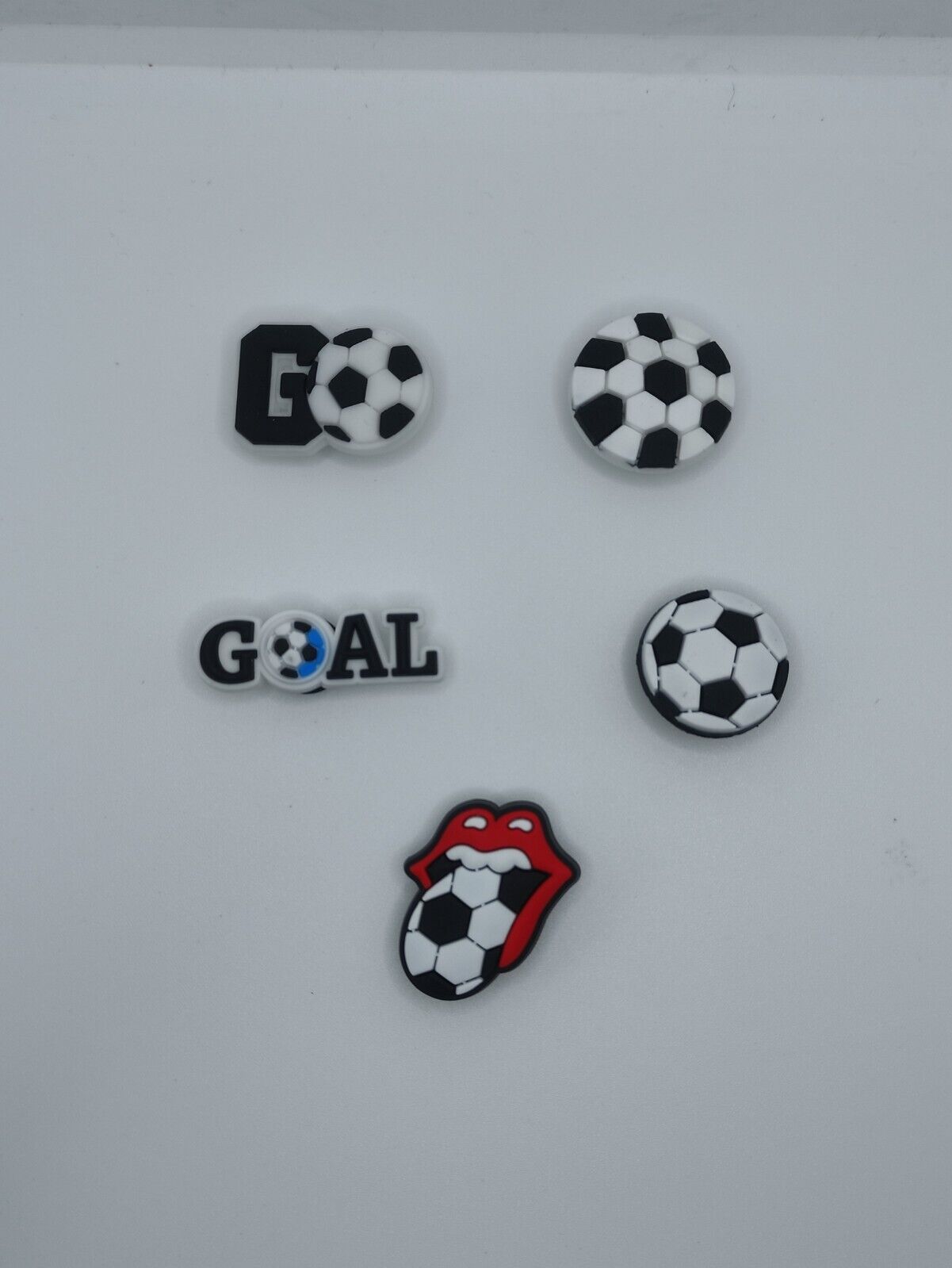 Football Charms, PVC Shoe Decor Set for Shoes