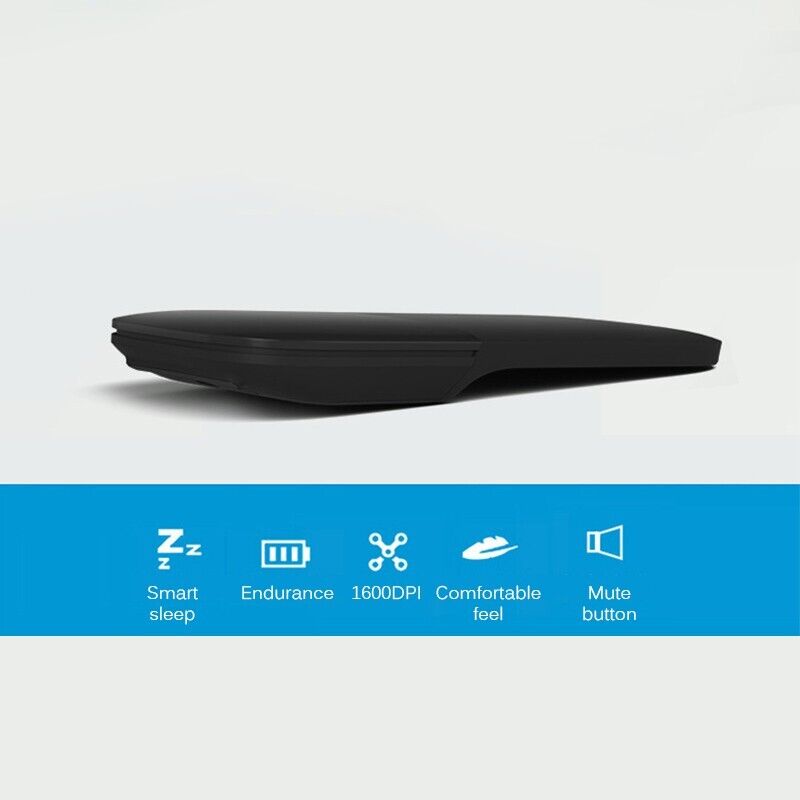 PC Bluetooth Silent Folding Wireless Mouse For Microsoft Surface Arc Touch Mice