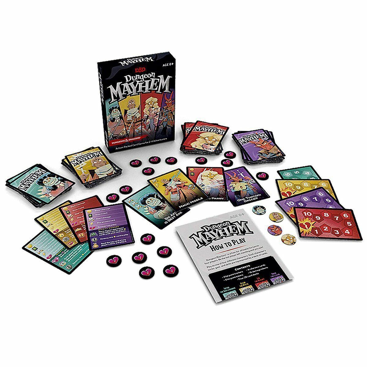 3x Dungeon Mayhem Monster Madness Card Game Family Board Game