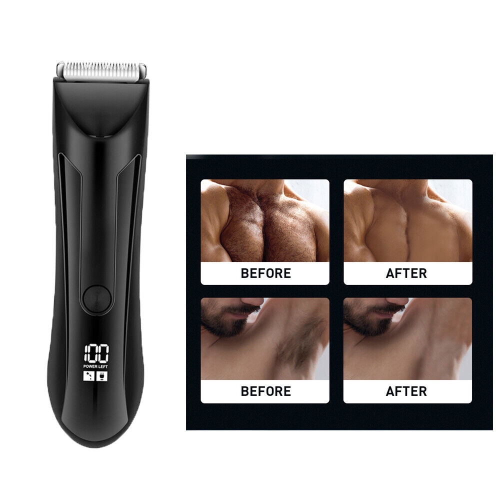 Hair Trimmer Shaver Groomer Balls Body Groin Pubic Mens Manscaper Waterproof