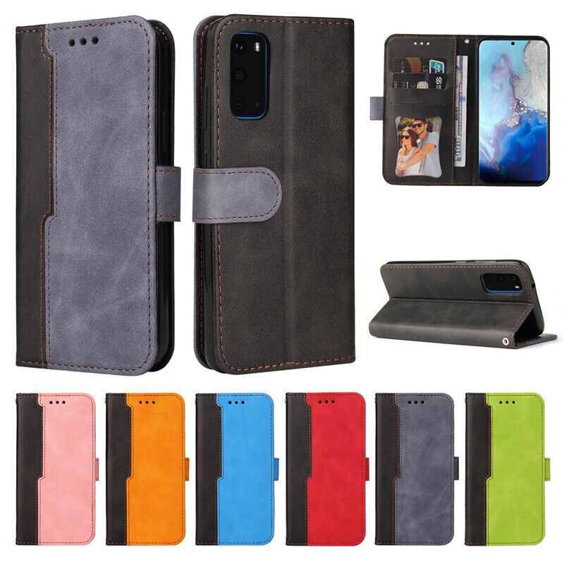 Matte Wallet Leather Flip Case For Vivo Y72 Y21S Y33S Y01 Y76 Y52 Y51 Y11S Y12S