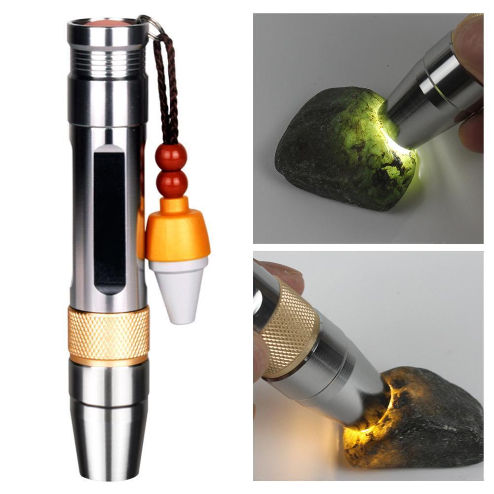 Ultraviolet LED Flashlight UV Light 395NM Jade Gem Inspection Lamps Torc BEST