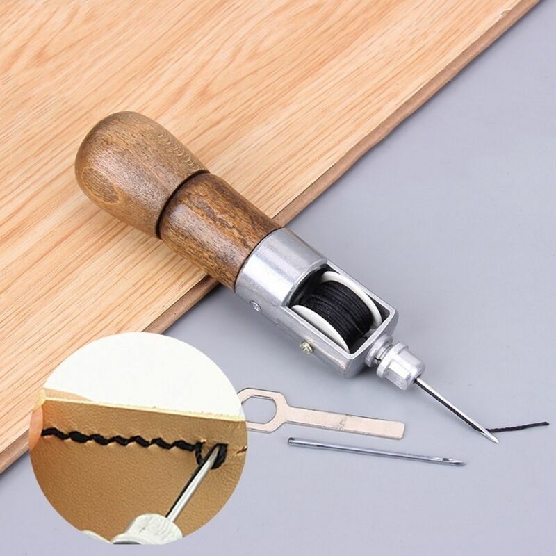 Sewing Awl Needle Tool Kit Stiching Speedy Stitcher for Leather Sail & Canvas