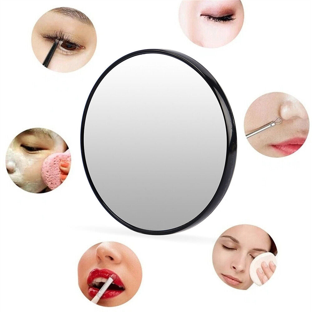 5X Magnifying Makeup Mirror Cosmetic Beauty Compact Shaving Round Suction