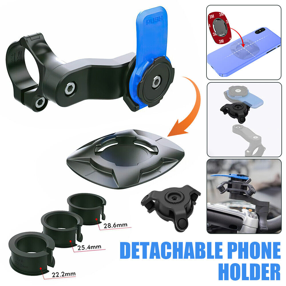 For Quad Lock Compatible Bike Motorcycle Phone Mount Holder Handlebar Mount