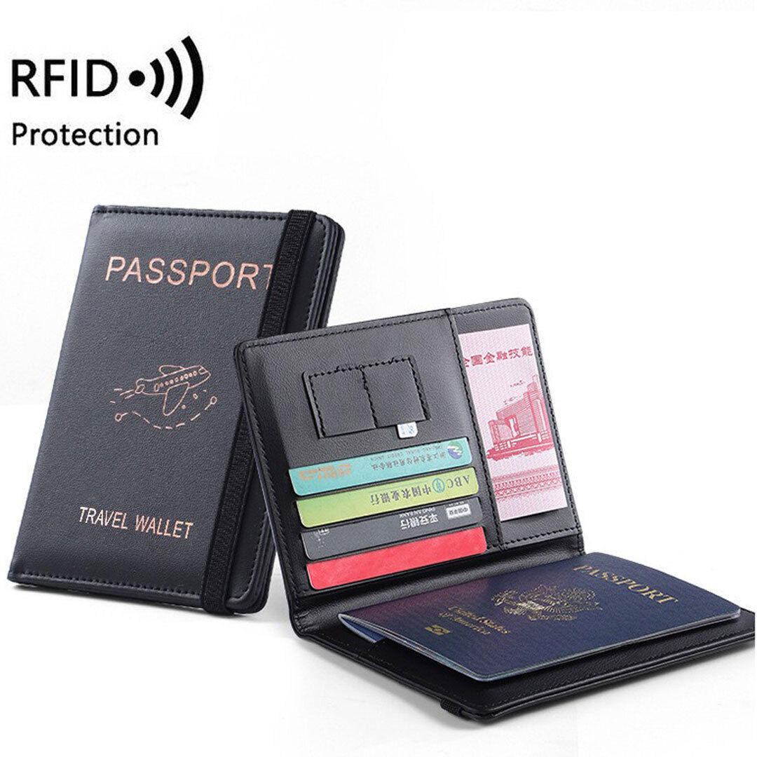 RFID Passport Cover Holder Wallet Case Organiser Travel Accessories Sleeve