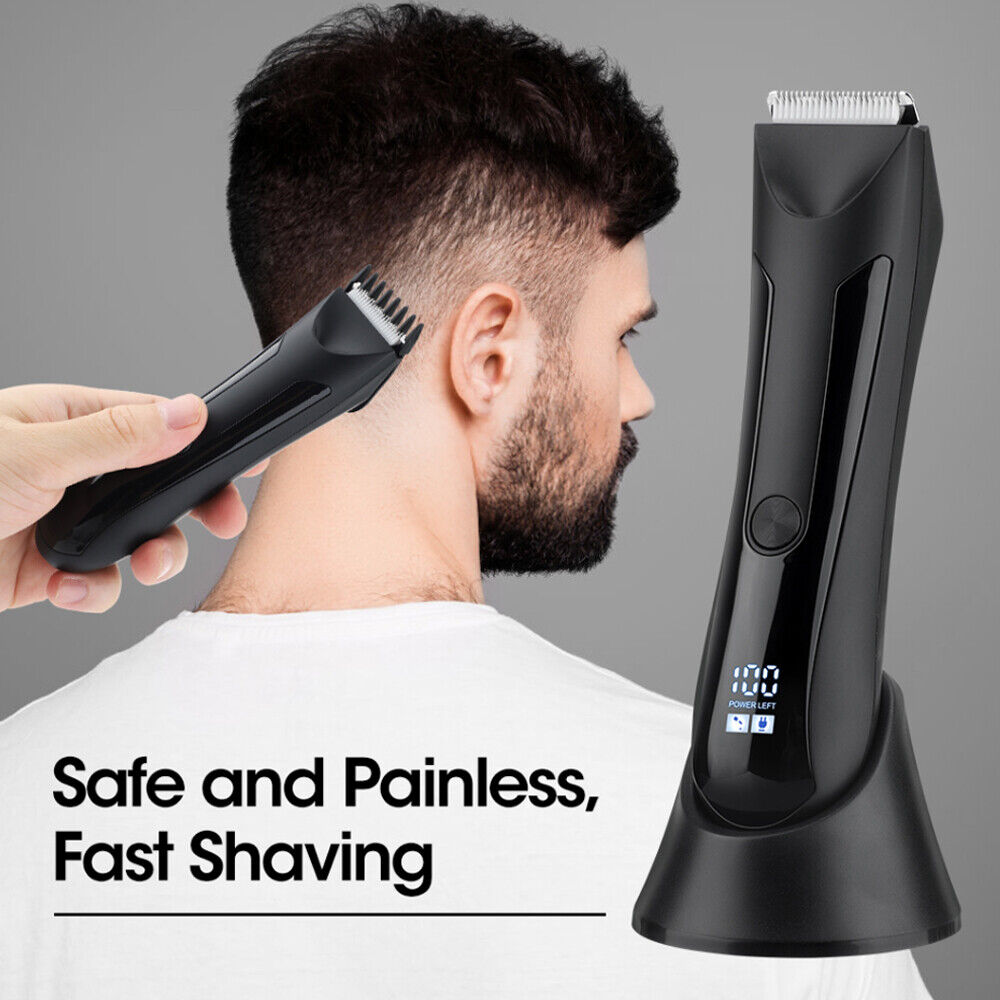 Hair Trimmer Shaver Groomer Balls Body Groin Pubic Mens Manscaper Waterproof