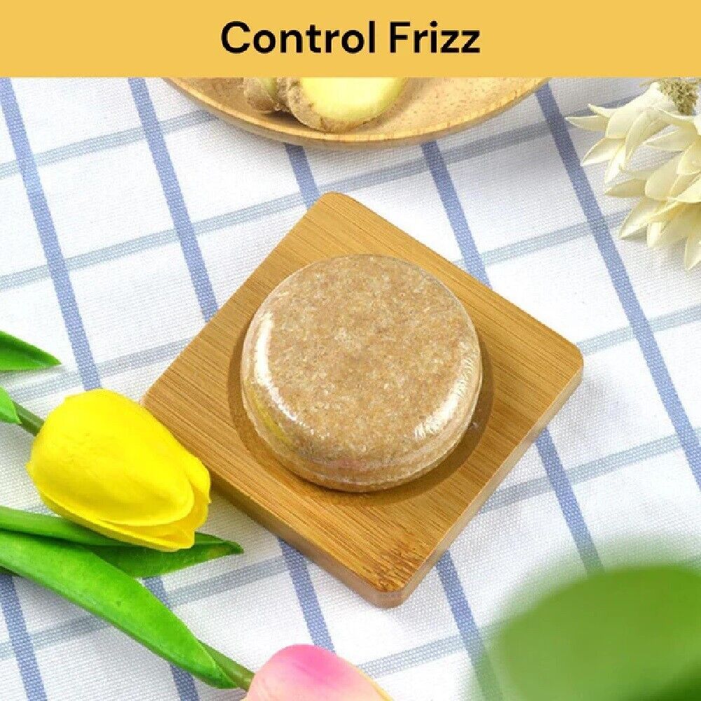 2x Organic Ginger Shampoo Bar Anti Hair Loss Shmpoo Soap Hair Growth Care Soap