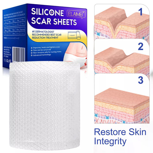 3m Silicone Scar Sheets Gel Tape Roll Scars Removal Skin Treatment Patch Tapes