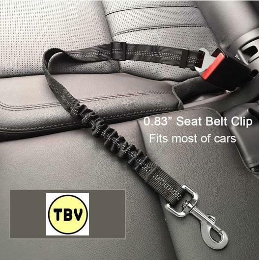 Pet Dog Car Seat Belt Clip Bungee Lead Vehicle Travel Safety Harness