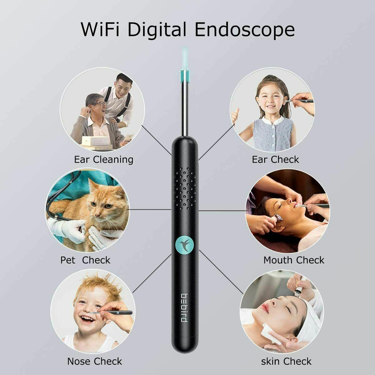 Bebird Ear Wax Removal Ear Camera Cleaning Endoscope Spoon Mini Ear Picker 1080P