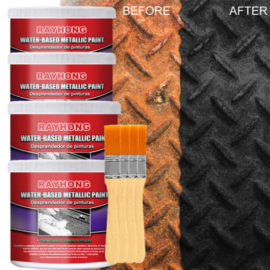 4PACK Cars Anti-Rust Chassis Rust Restorer Water-Based Metal Paint Rust Remover