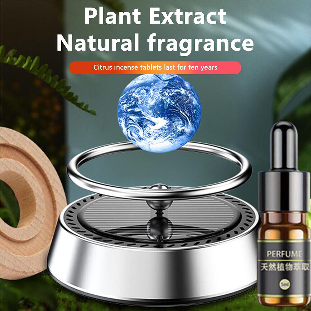 1 set Solar Car Aromatherapy Air Freshener Ornament Decoration Perfume Diffuser