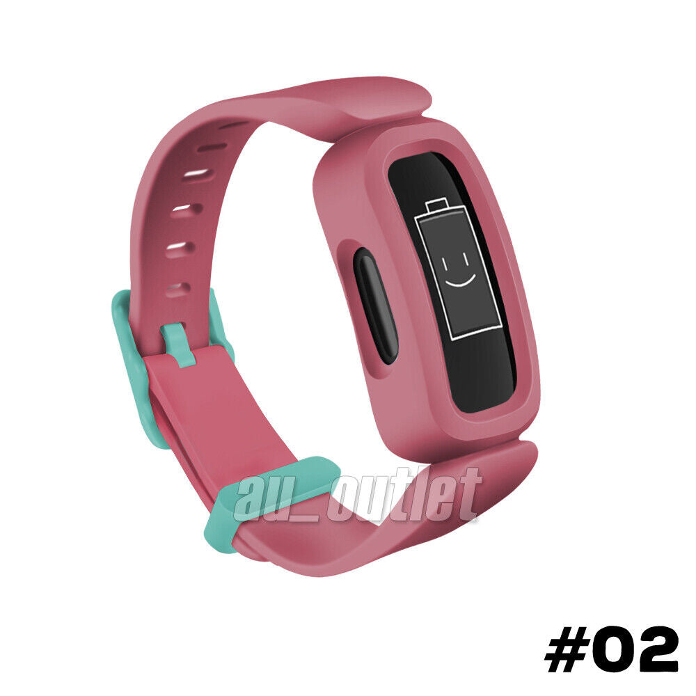 Replacement Silicone Band Strap Bracelet Wristband for FITBIT ACE 3 Kids sport