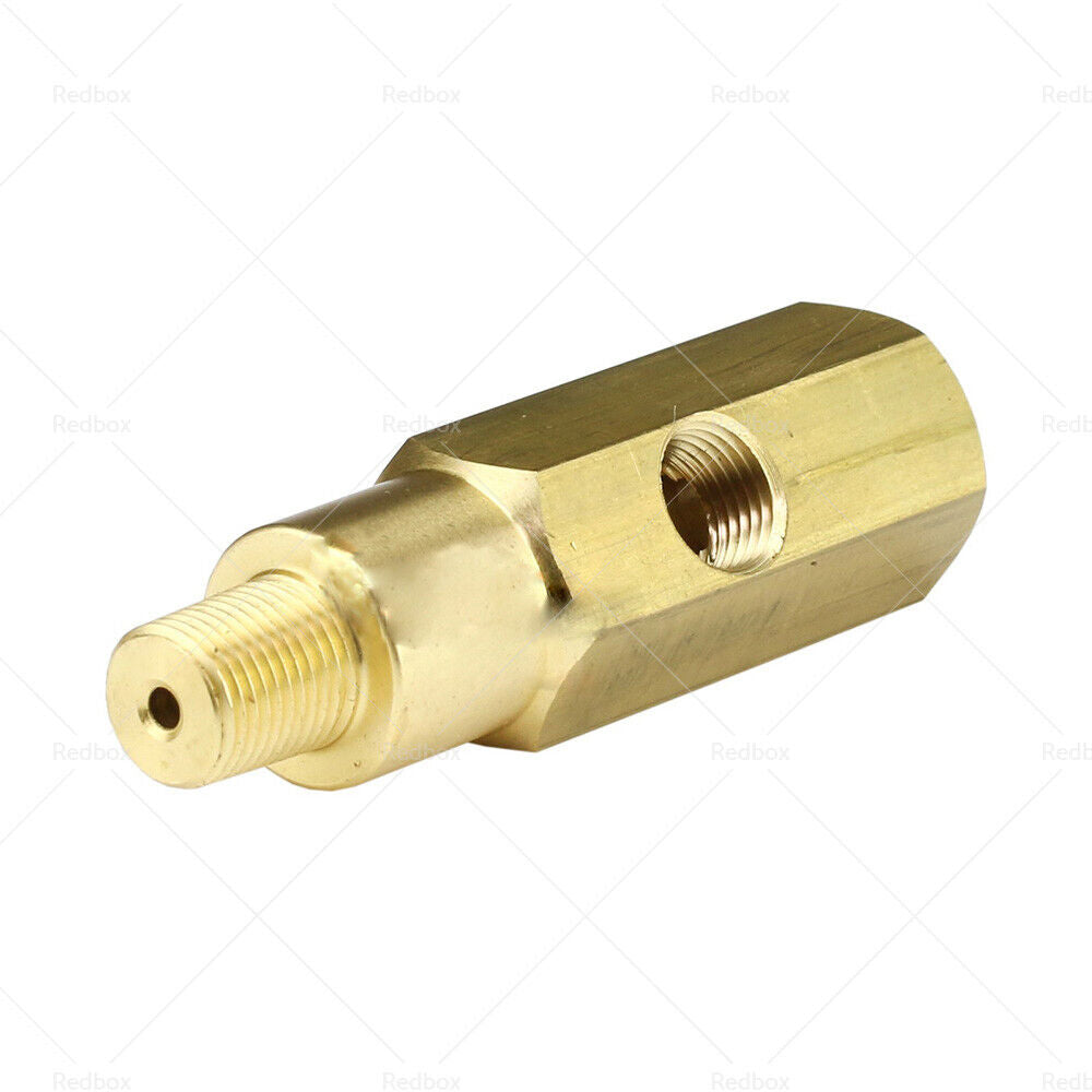 Oil Pressure Gauge Adapter 1/8" NPT Male/Female Thread with 1/8" NPT