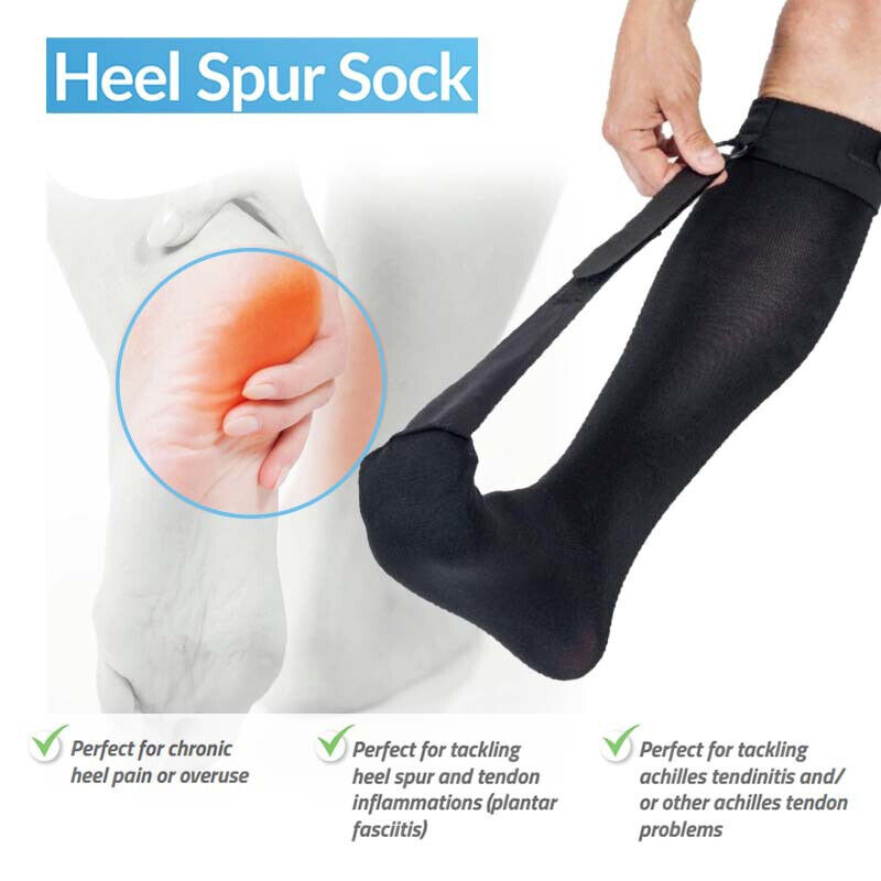 Plantar Fasciitis Sock Strassburg Night Splint Achilles Heel Pain S/M/L/XL