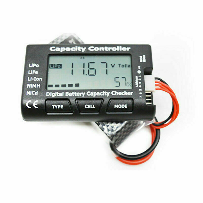 RC CellMeter-7 Digital Battery Capacity Voltage Checker Meter LiPo Li-lon NiMH