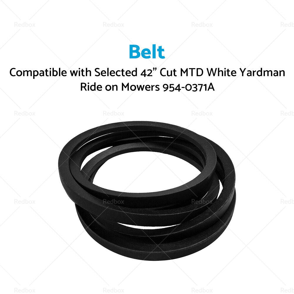 Belt Suitable For Selected 42" Cut MTD White Yardman Ride on Mowers 954-0371A