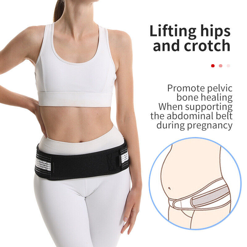 Sacroiliac Joint Hip Belt Lower Back Support Brace Sciatica Lumbar Pain Relief