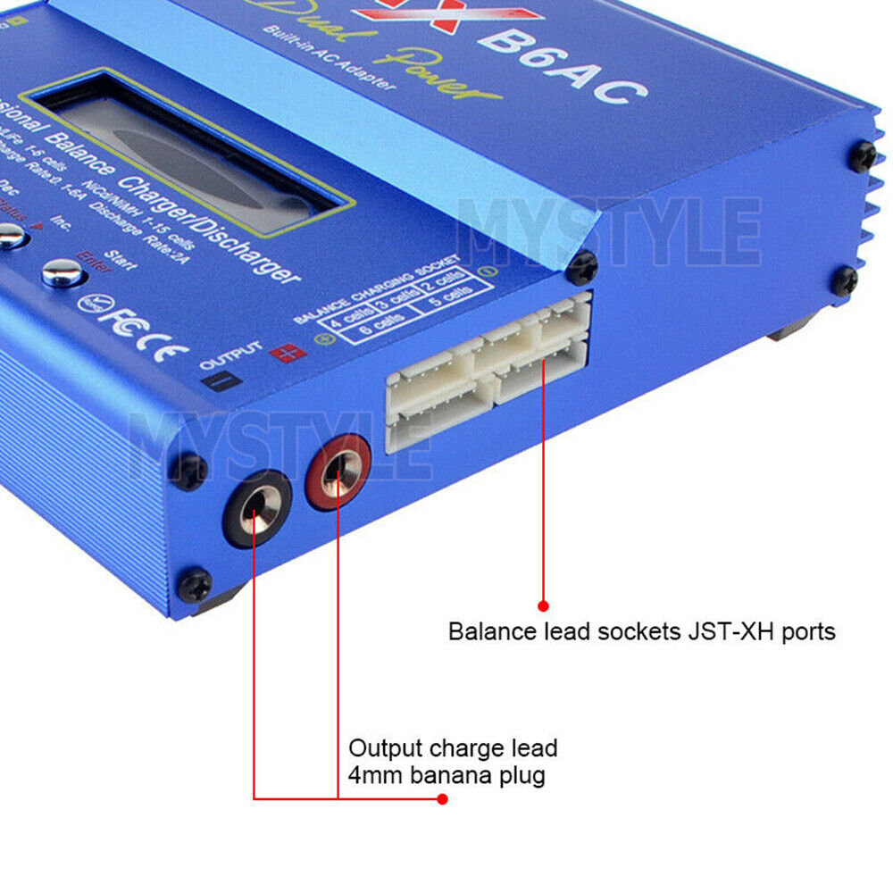 IMax B6AC 80W RC Lipo Lithium NiMh Digital Battery Balance Charger Discharger