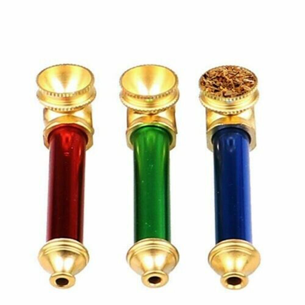 New Design 10cm Washable Smoking Pipe Brass Tobacco Cone Metal