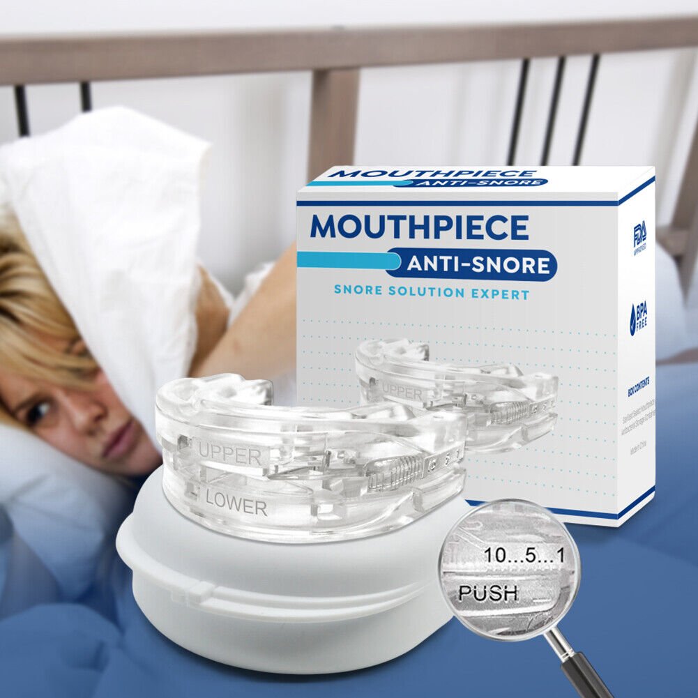 Snoring Mouth Guard Mouthpiece Anti Snore Sleep Aid Bruxism Apnea Teeth