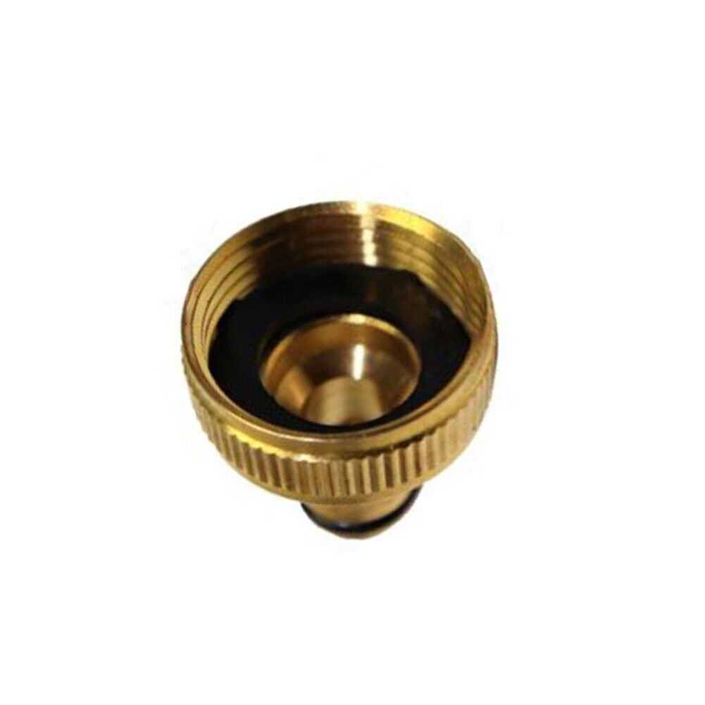 Upgrade Your Garden with Golden Brass Pipe Tap Connector/Adapter (3/4 Size)