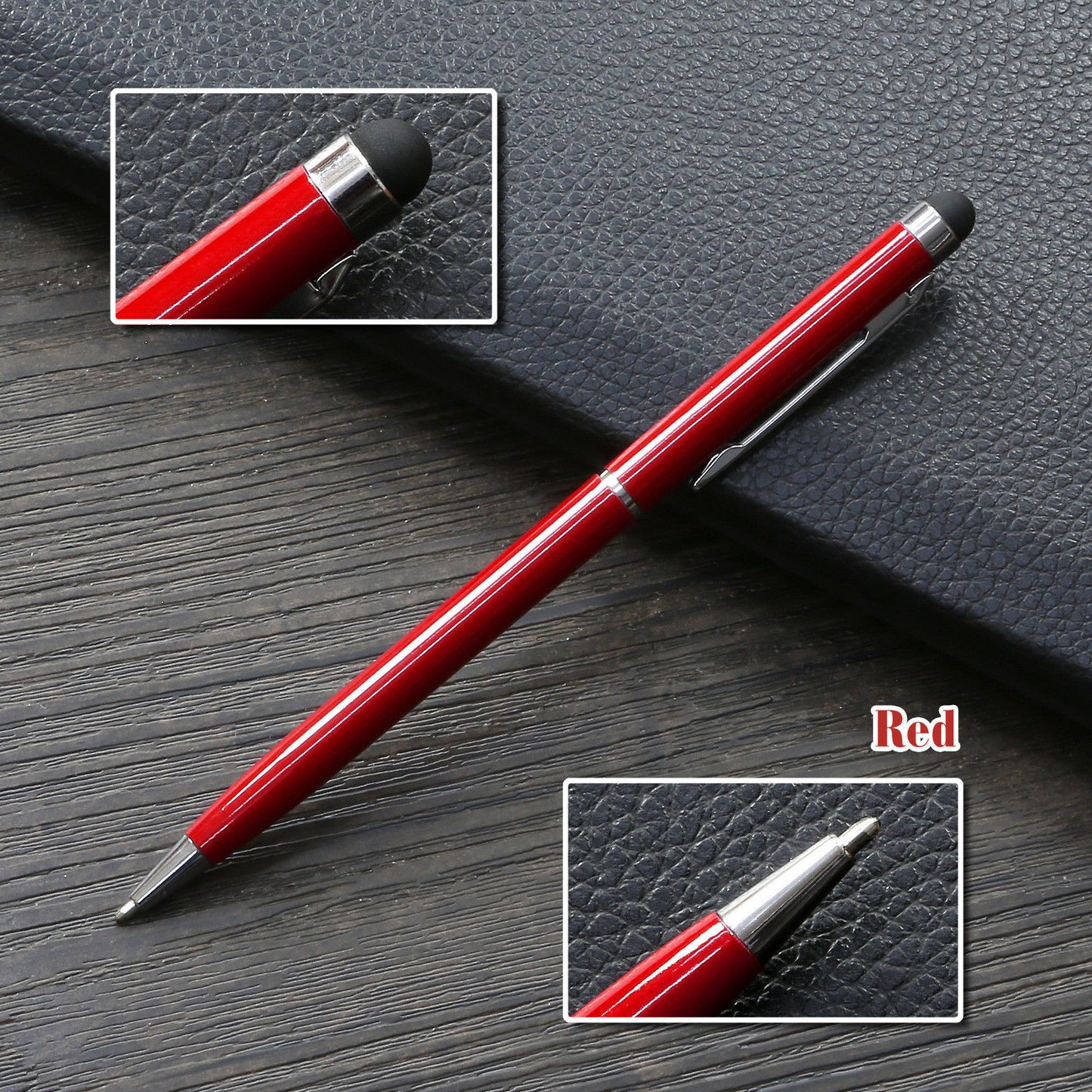 5x Capacitive Touch Screen Stylus Ball Point Ink Pen for iPhone iPad Tablet