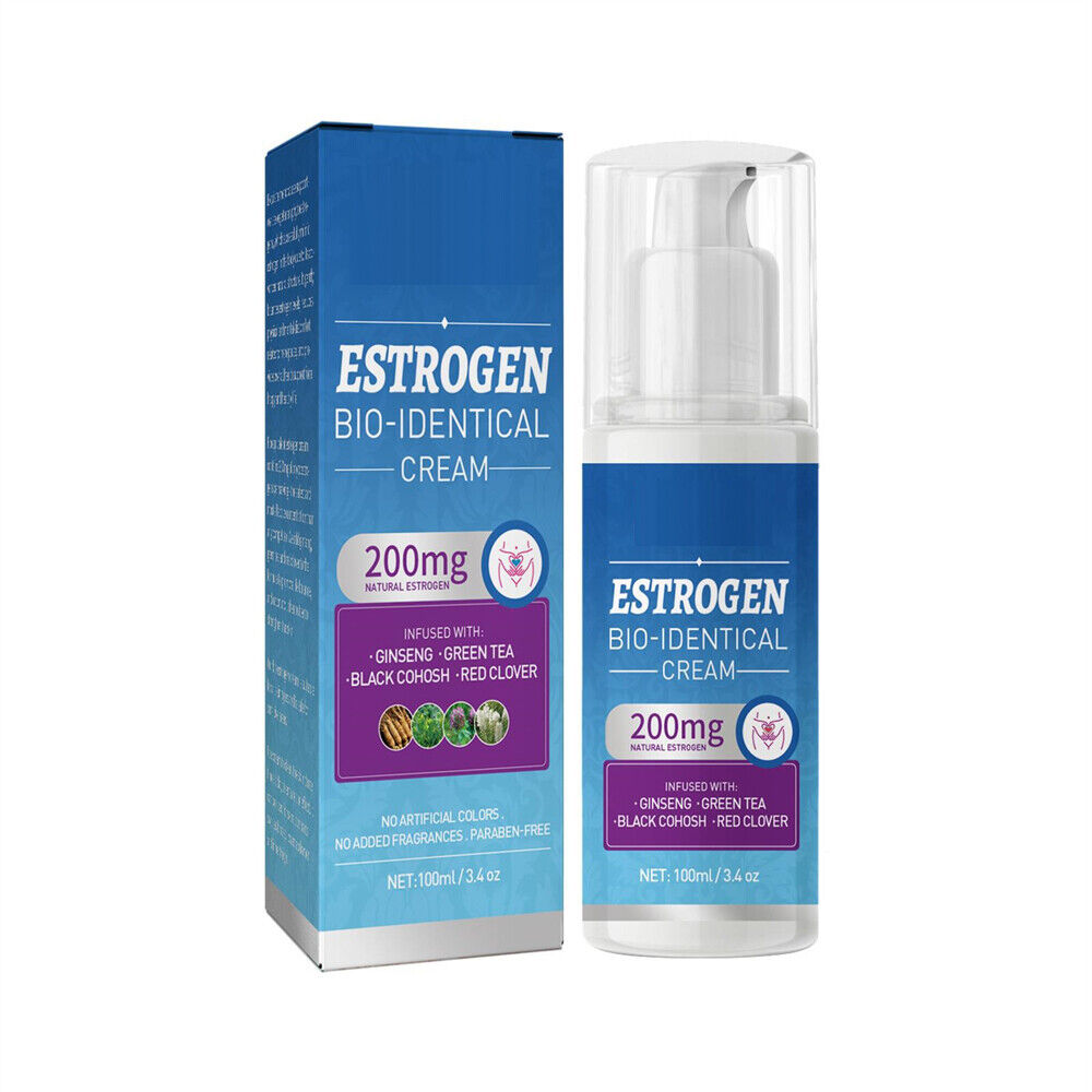 Menopausal Estrogen Bio-identical Cream 100ml For Women. Estrogen Cream