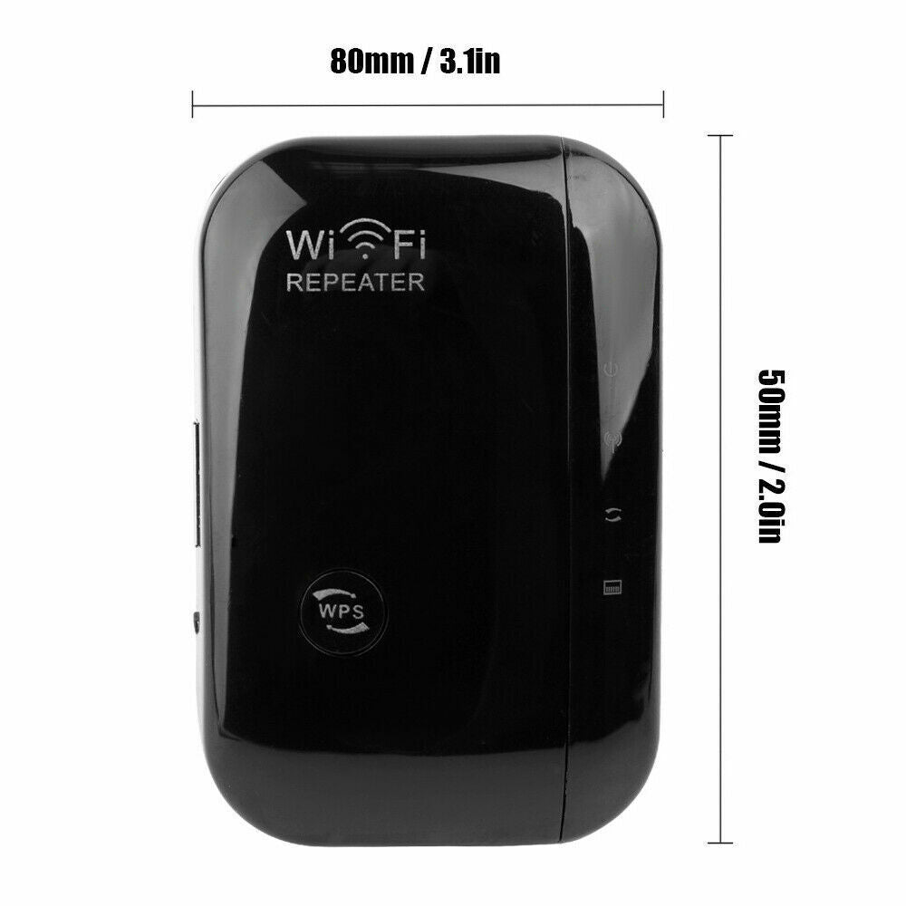 300Mbps Wifi Extender Repeater Range Booster Wireless-N 802.11 AP Router