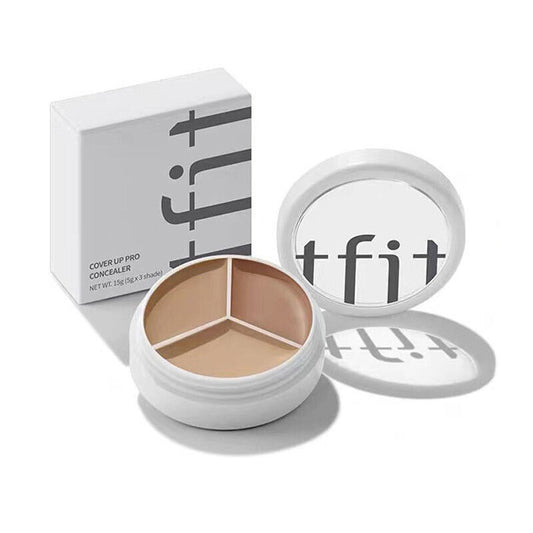 3 Colors Makeup Contour Face Cream Concealer Palette Professional for Acne