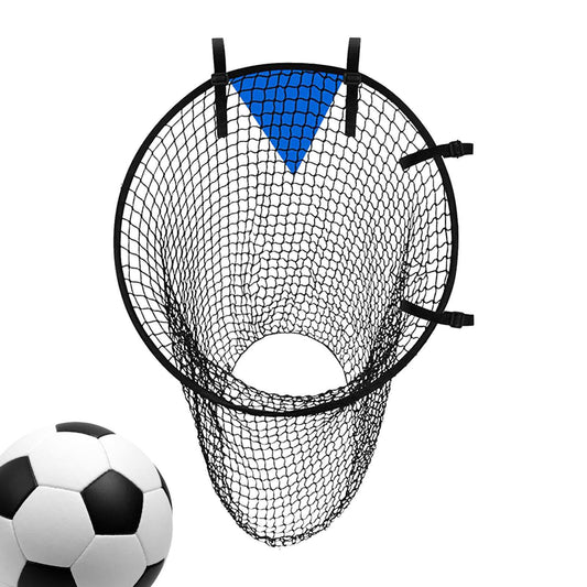 Football Net Outdoor Garden Football Goal Net Trainer Rebounder Set Soccer Ball