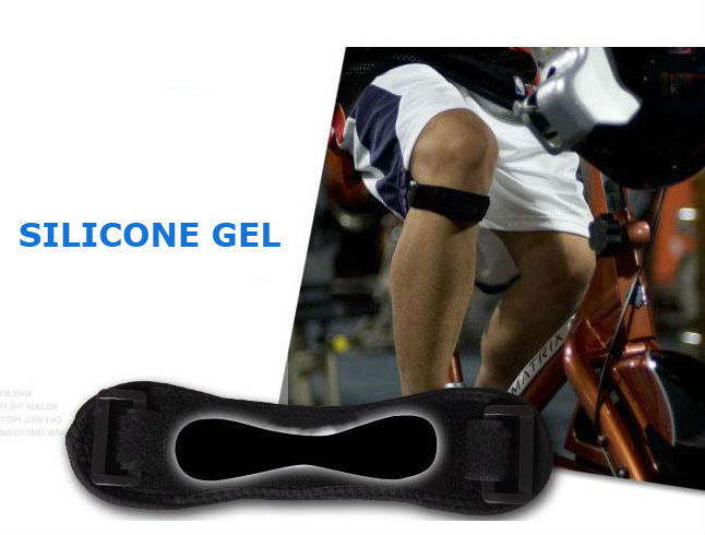 Knee Strap Brace Patella Tendon Support Protector Jumper Silicone Running Sport