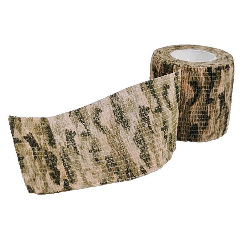 4 Roll Tape Army Camo Wrap Rifle Gun Shooting Hunting Camouflage Stealth Webbing