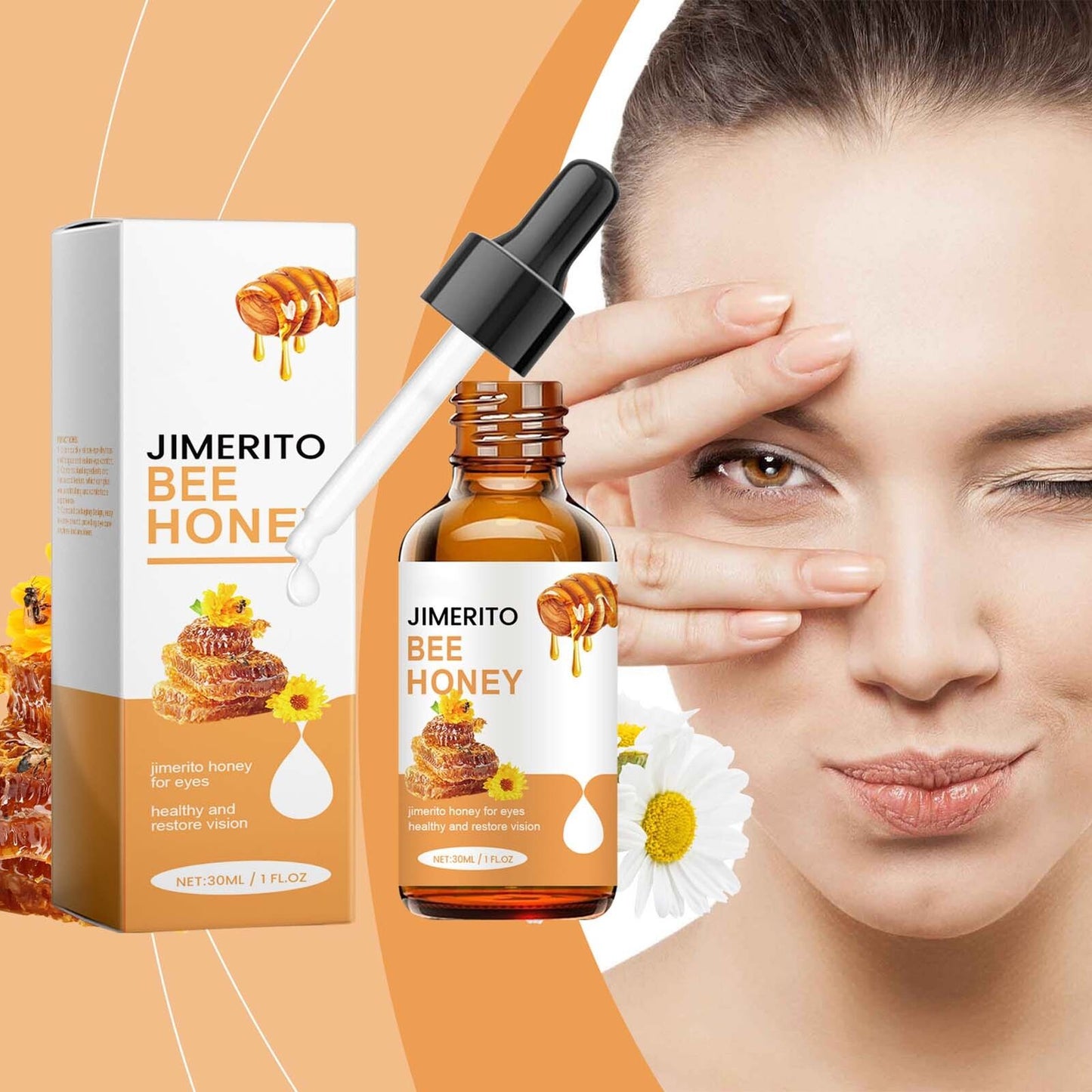 Jimerito Honey-for Eyes, Jimerito Honey-Eye Drops, Jimerito Bee-Honey for Eye