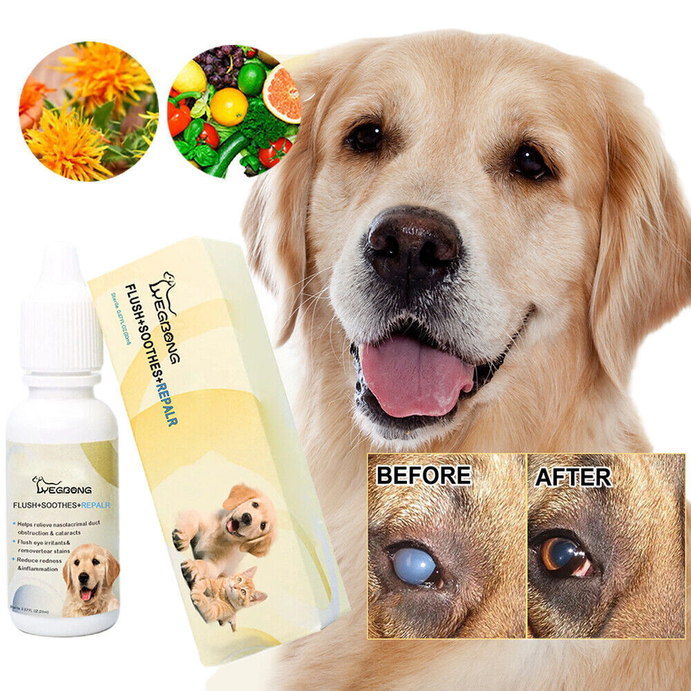 2x Eye Drops for Pet Anti Bacterial Viral and Fungal & Infections Dog Cat Eye Care╯