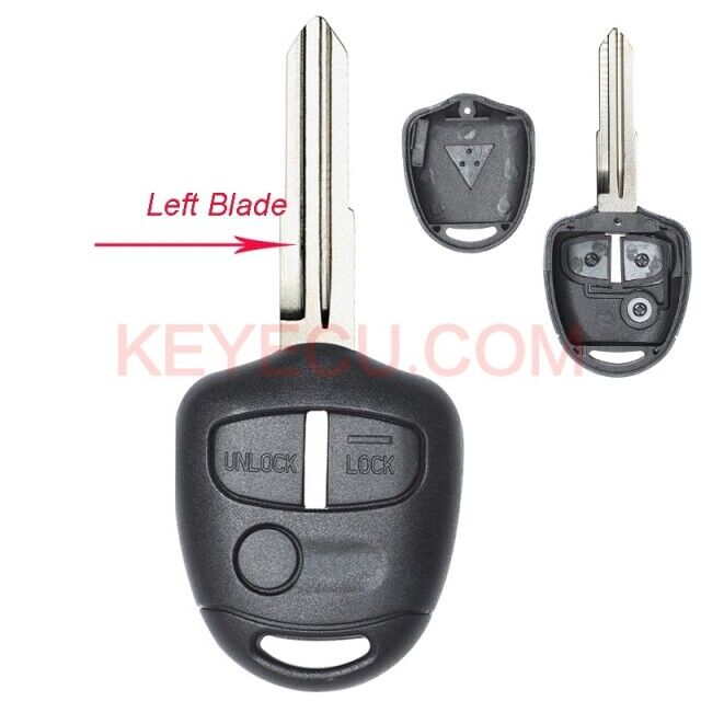 3Button Key Remote Case Shell For Mitsubishi Lancer CJ 07-14 MIT8 Outlander Colt