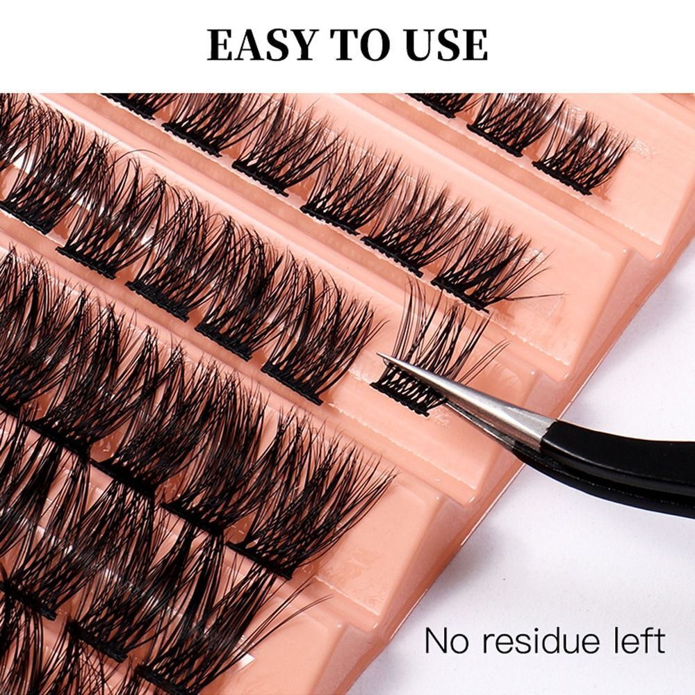 Large Volume Individual Cluster Eyelashes for 98 Cluster/Box Lashes Extension