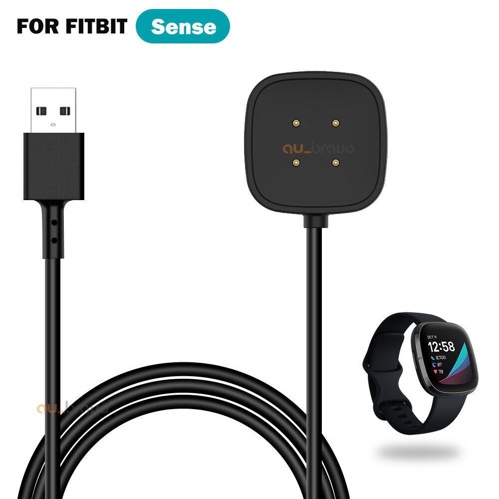 For Fitbit Luxe/ Versa 3/ Sense/ Inspire 2 3/ ACE 3 USB Charger Cable Charging