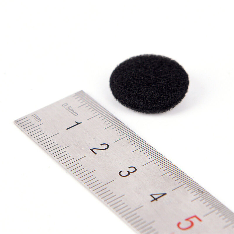 30PCS Black Soft Foam Sponge Ear Pad Earbud Cap For Headphone Earphone Cover&RM