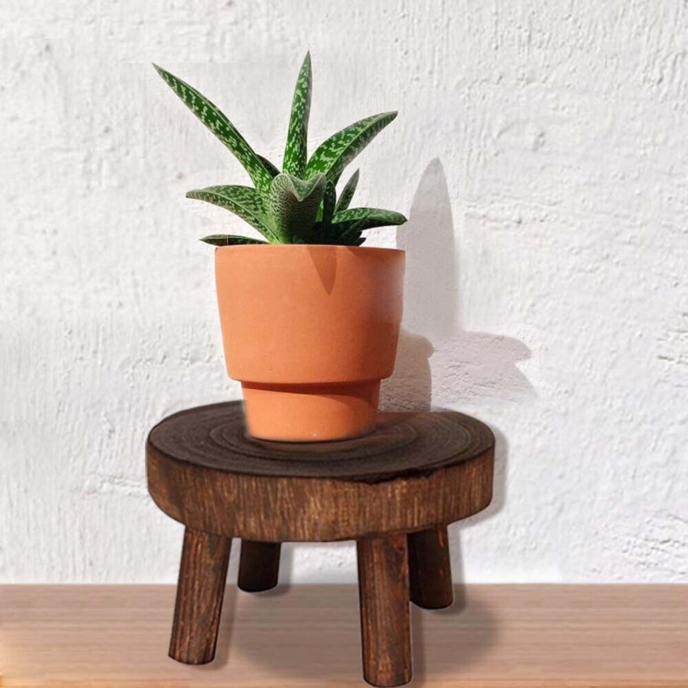 New Wooden Plant Stand Flower Pot Base Holder Stool Display Plant Stand Shelf